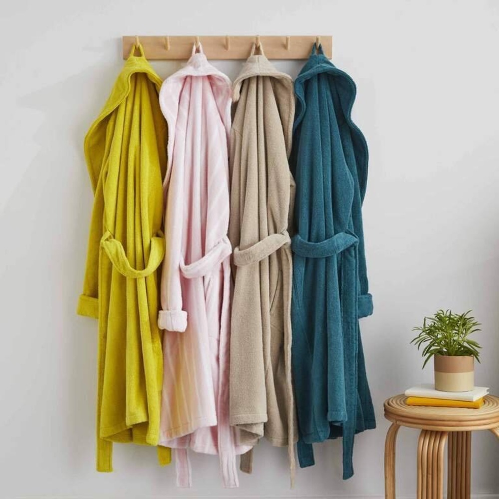 Brooklinen ochre super plush robe M/L